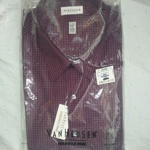Van Heusen Plum Dress Shirt